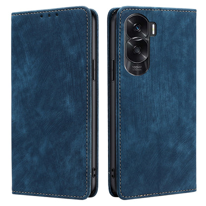 For Honor X50i 5G / 90 Lite 5G Multifunction Phone Case RFID Blocking Wallet PU Leather Stand Phone Cover