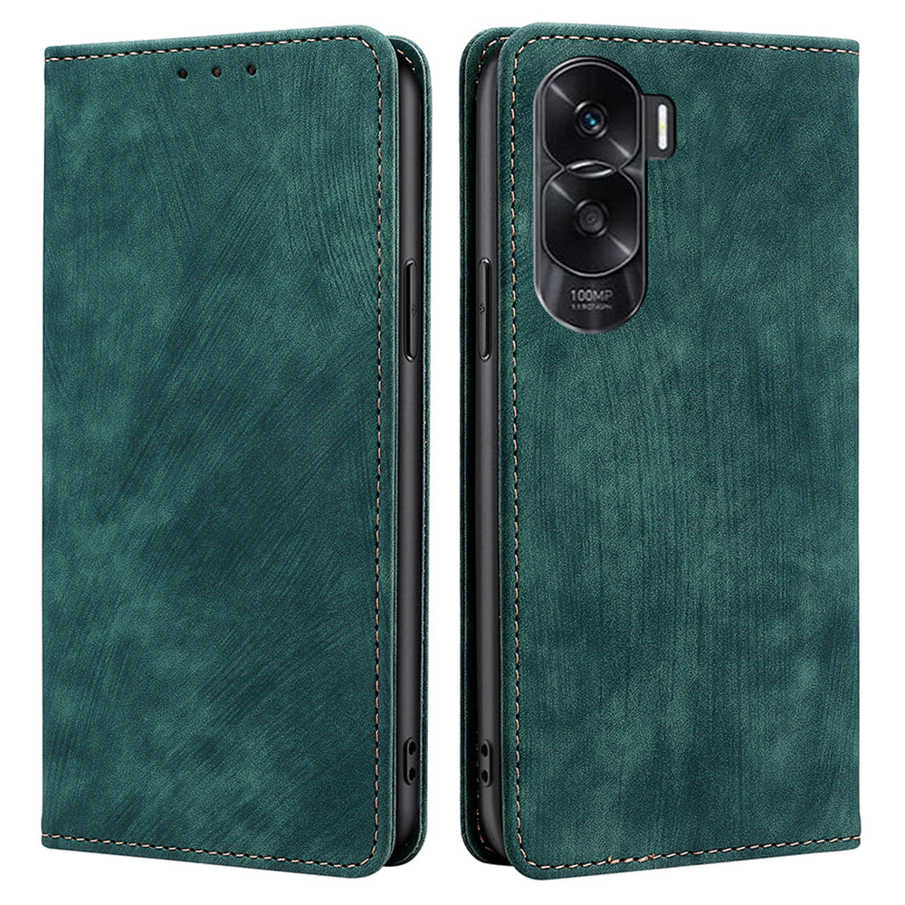 For Honor X50i 5G / 90 Lite 5G Multifunction Phone Case RFID Blocking Wallet PU Leather Stand Phone Cover