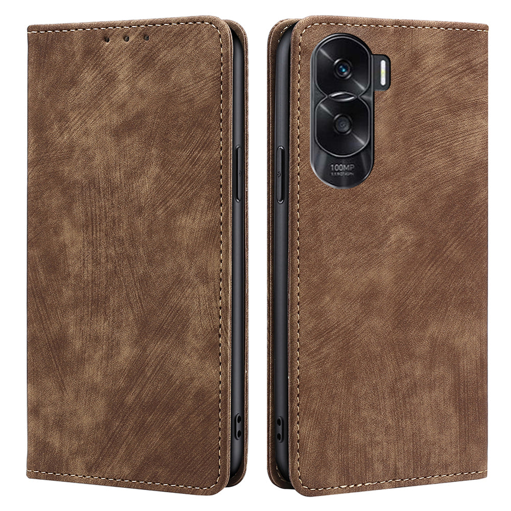 For Honor X50i 5G / 90 Lite 5G Multifunction Phone Case RFID Blocking Wallet PU Leather Stand Phone Cover