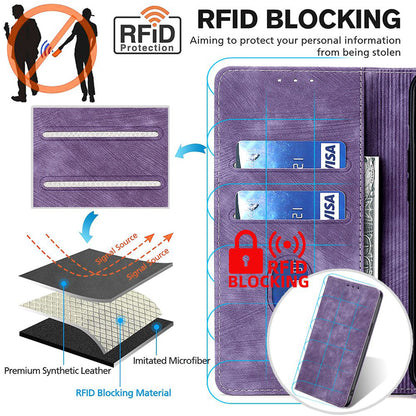 For Honor X50i 5G / 90 Lite 5G Multifunction Phone Case RFID Blocking Wallet PU Leather Stand Phone Cover