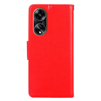 For Oppo A1 5G / A98 5G / F23 5G Wallet Stand Cover Shockproof Textured PULeather+TPU Cell Phone Case