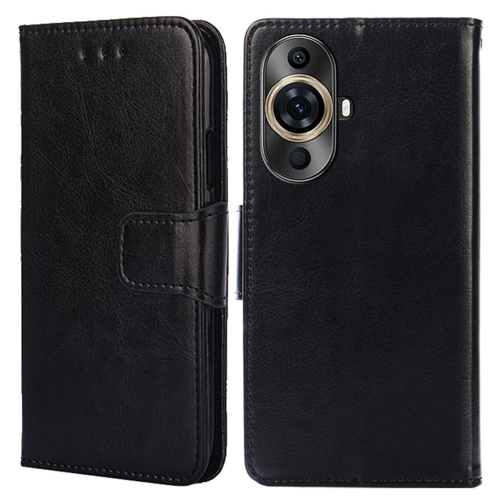For Huawei nova 11 Pro / nova 11 Ultra Textured Leather Wallet Stand Cover Shockproof Phone Case