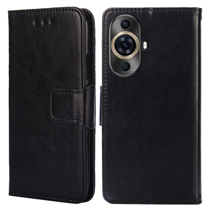For Huawei nova 11 Pro / nova 11 Ultra Textured Leather Wallet Stand Cover Shockproof Phone Case