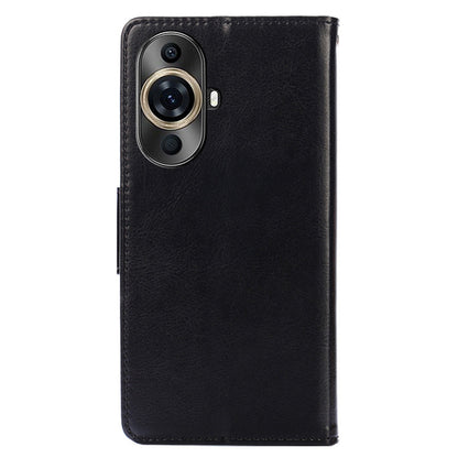 For Huawei nova 11 Pro / nova 11 Ultra Textured Leather Wallet Stand Cover Shockproof Phone Case