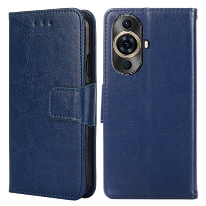 For Huawei nova 11 Pro / nova 11 Ultra Textured Leather Wallet Stand Cover Shockproof Phone Case