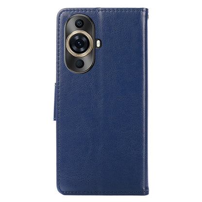 For Huawei nova 11 Pro / nova 11 Ultra Textured Leather Wallet Stand Cover Shockproof Phone Case