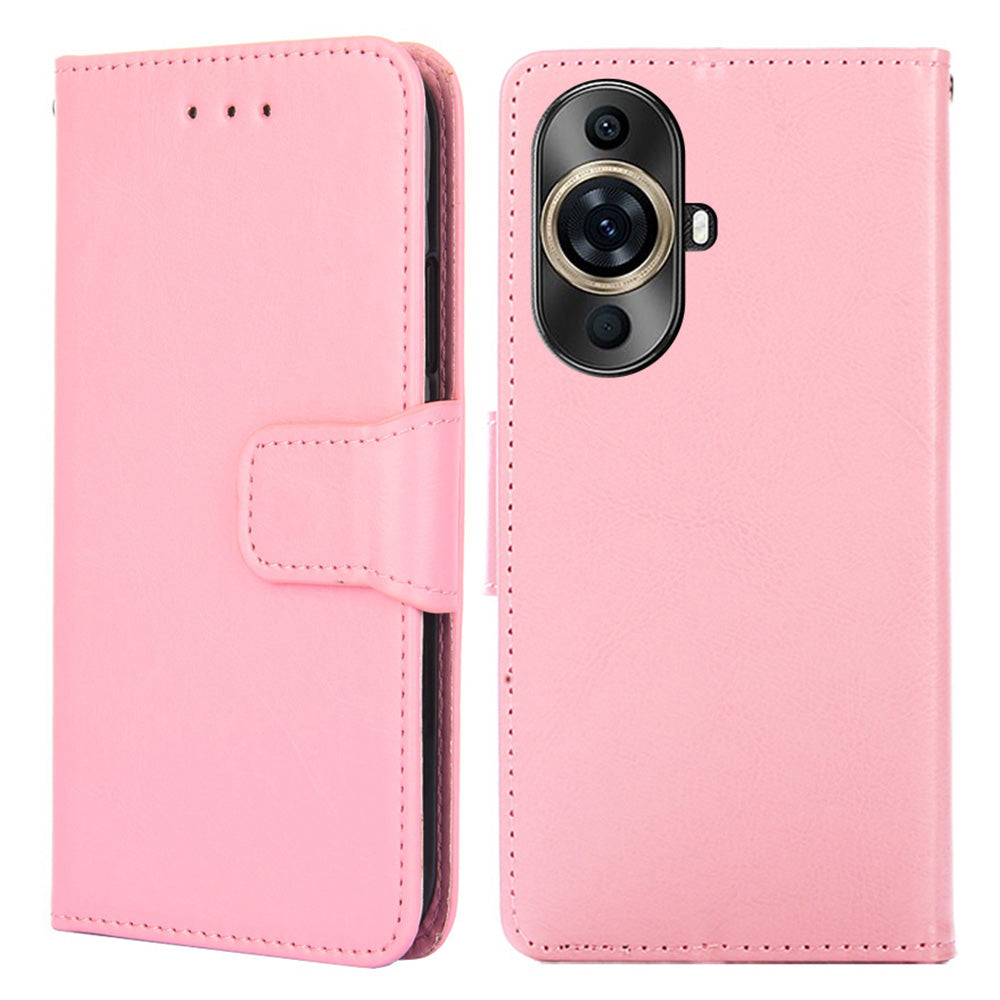 For Huawei nova 11 Pro / nova 11 Ultra Textured Leather Wallet Stand Cover Shockproof Phone Case
