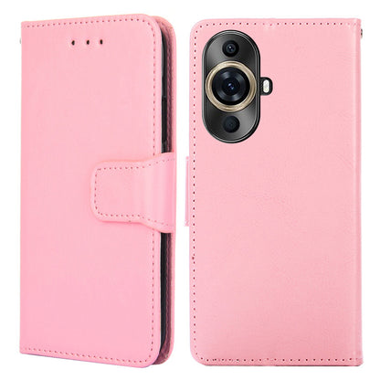 For Huawei nova 11 Pro / nova 11 Ultra Textured Leather Wallet Stand Cover Shockproof Phone Case