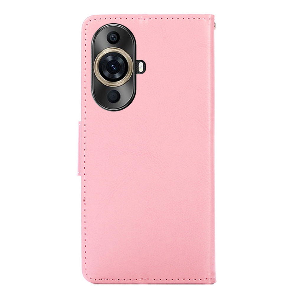 For Huawei nova 11 Pro / nova 11 Ultra Textured Leather Wallet Stand Cover Shockproof Phone Case