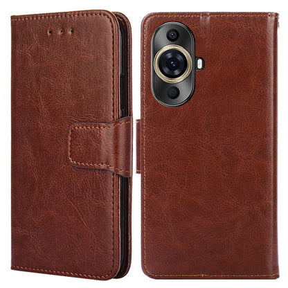 For Huawei nova 11 Pro / nova 11 Ultra Textured Leather Wallet Stand Cover Shockproof Phone Case