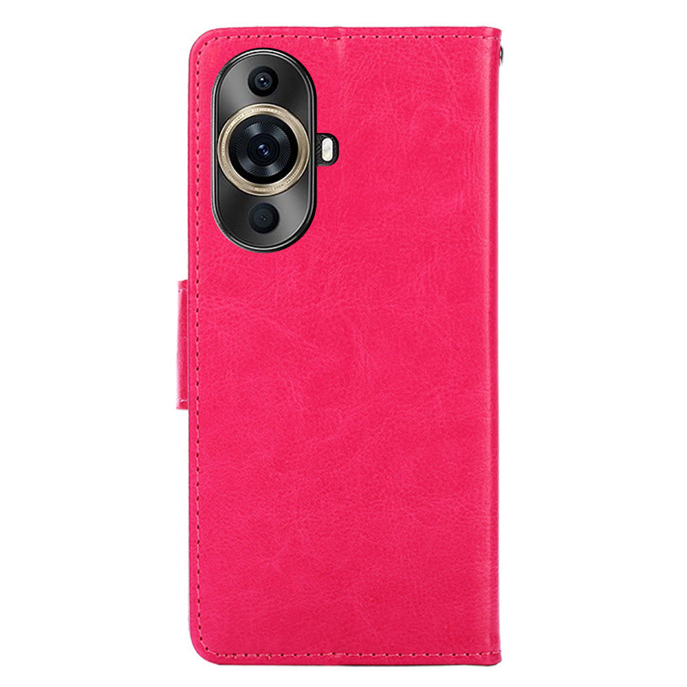 For Huawei nova 11 Pro / nova 11 Ultra Textured Leather Wallet Stand Cover Shockproof Phone Case