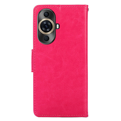 For Huawei nova 11 Pro / nova 11 Ultra Textured Leather Wallet Stand Cover Shockproof Phone Case