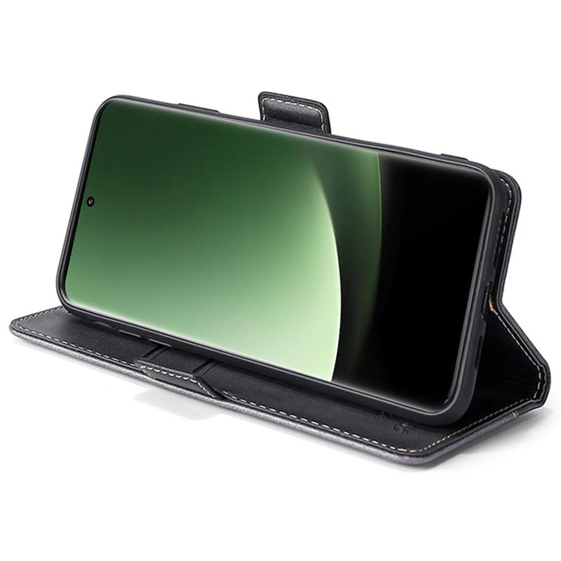 For Xiaomi 13 Ultra PU Leather Stand Cover Contrast Color Flip Wallet Phone Case