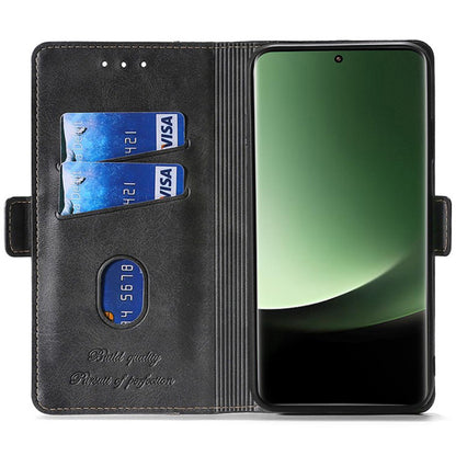 For Xiaomi 13 Ultra PU Leather Stand Cover Contrast Color Flip Wallet Phone Case