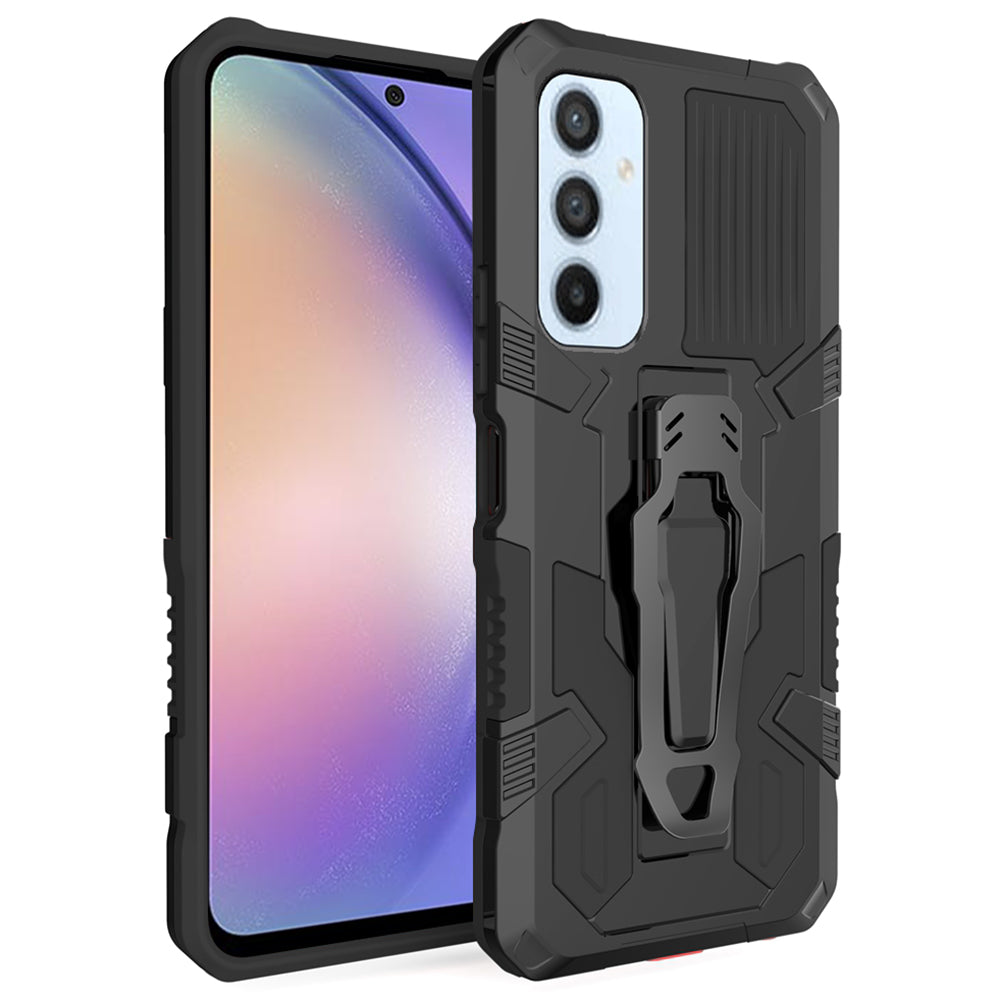 MechWarrior Project For Samsung Galaxy A54 5G Kickstand Belt Clip Cover TPU+PC Phone Case
