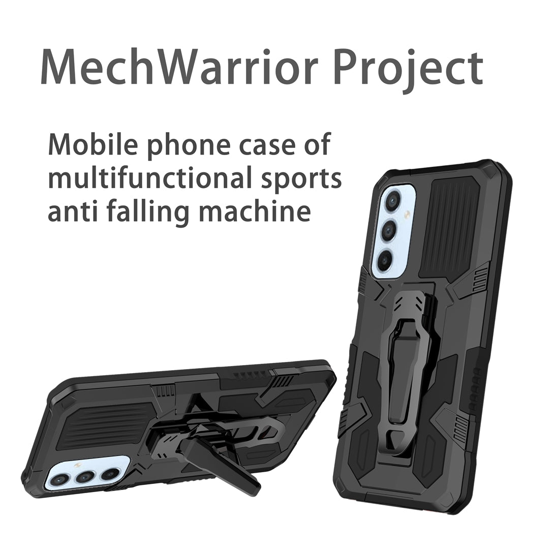 MechWarrior Project For Samsung Galaxy A54 5G Kickstand Belt Clip Cover TPU+PC Phone Case