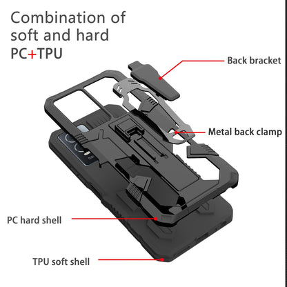 MechWarrior Project For Samsung Galaxy A54 5G Kickstand Belt Clip Cover TPU+PC Phone Case
