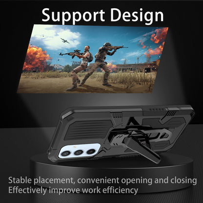MechWarrior Project For Samsung Galaxy A54 5G Kickstand Belt Clip Cover TPU+PC Phone Case