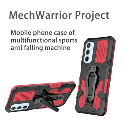 MechWarrior Project For Samsung Galaxy A54 5G Kickstand Belt Clip Cover TPU+PC Phone Case