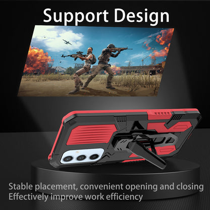 MechWarrior Project For Samsung Galaxy A54 5G Kickstand Belt Clip Cover TPU+PC Phone Case