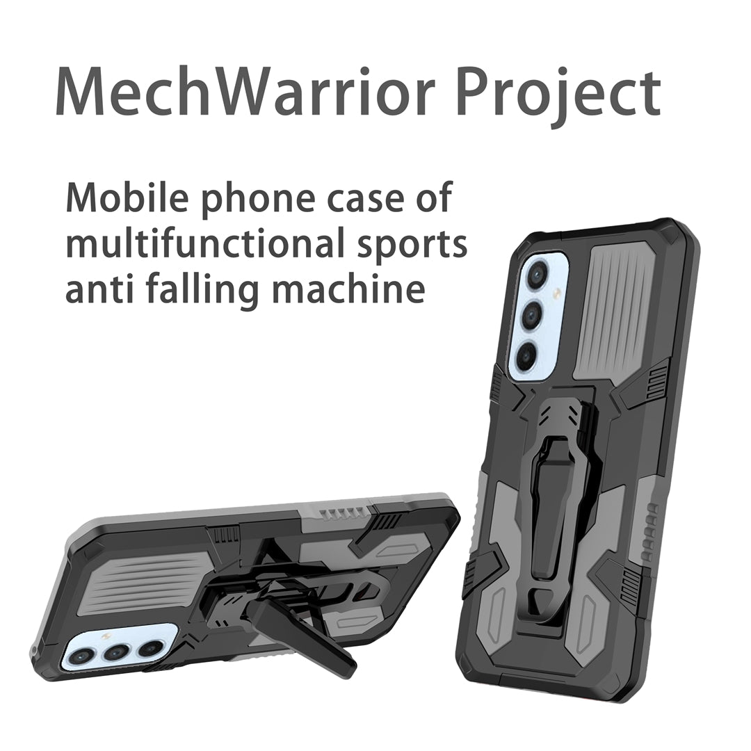 MechWarrior Project For Samsung Galaxy A54 5G Kickstand Belt Clip Cover TPU+PC Phone Case