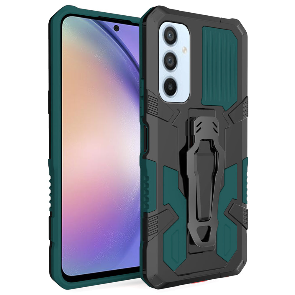 MechWarrior Project For Samsung Galaxy A54 5G Kickstand Belt Clip Cover TPU+PC Phone Case