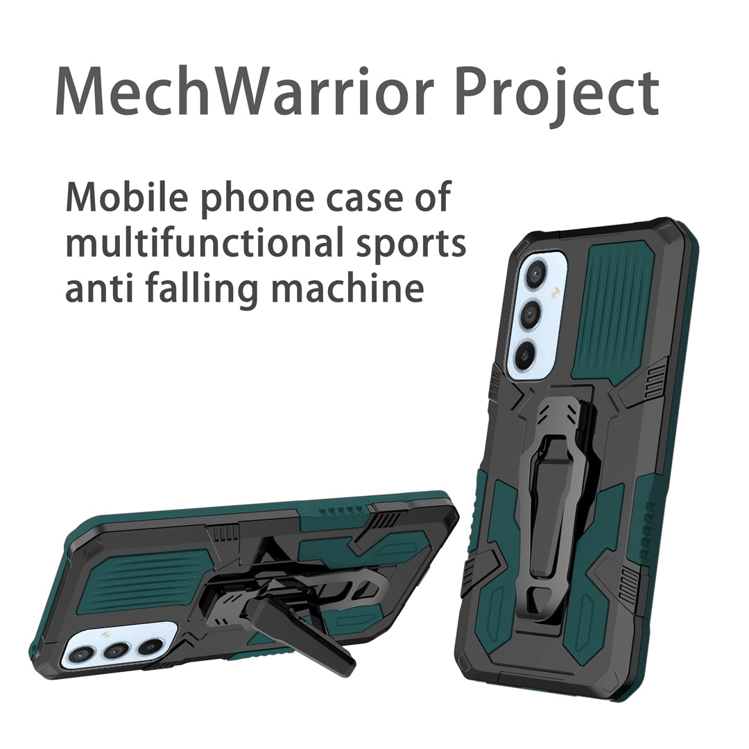 MechWarrior Project For Samsung Galaxy A54 5G Kickstand Belt Clip Cover TPU+PC Phone Case