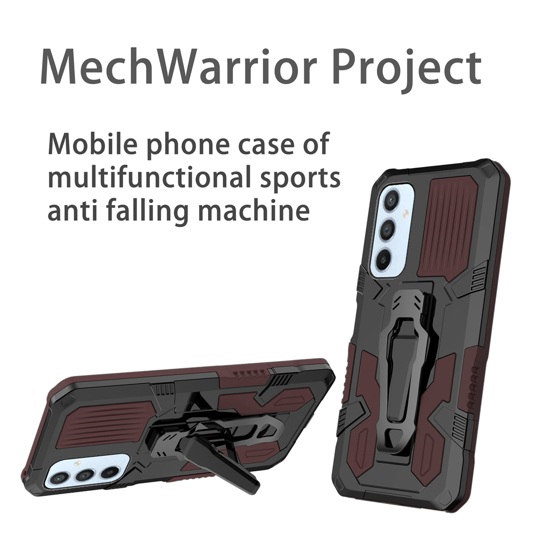 MechWarrior Project For Samsung Galaxy A54 5G Kickstand Belt Clip Cover TPU+PC Phone Case