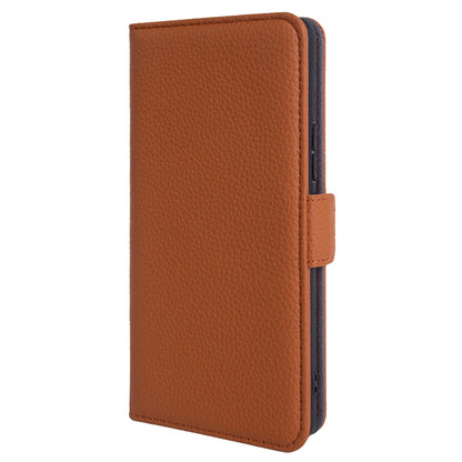 For Samsung Galaxy M13 4G Fully Wrapped Genuine Cow Leather Wallet Stand Cover Phone Flip Case