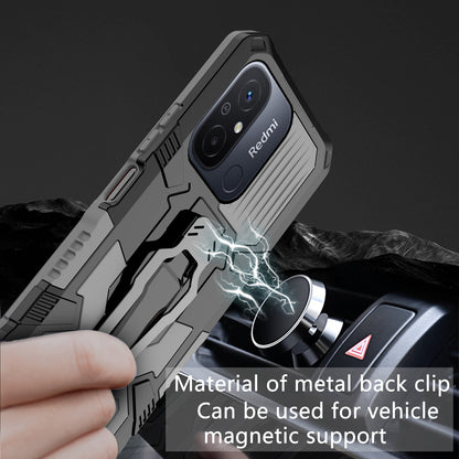 MechWarrior Project Phone Case for Xiaomi Redmi 12C 4G Kickstand Belt Clip TPU+PC Back Cover