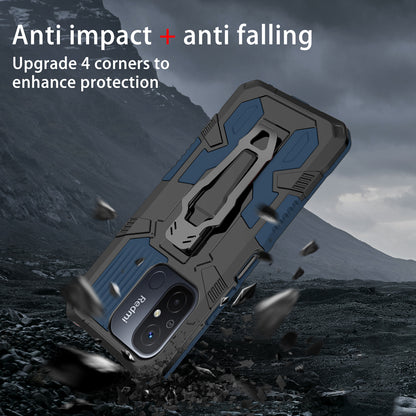 MechWarrior Project Phone Case for Xiaomi Redmi 12C 4G Kickstand Belt Clip TPU+PC Back Cover