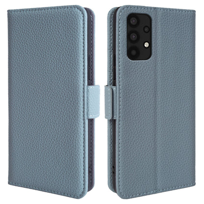 For Samsung Galaxy A32 4G (EU Version) Genuine Cow Leather Wallet Stand Cover Phone Protector Flip Case