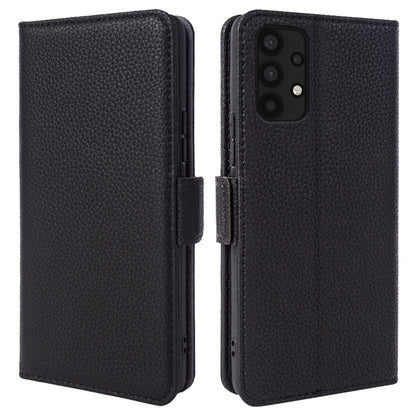 For Samsung Galaxy A32 4G (EU Version) Genuine Cow Leather Wallet Stand Cover Phone Protector Flip Case