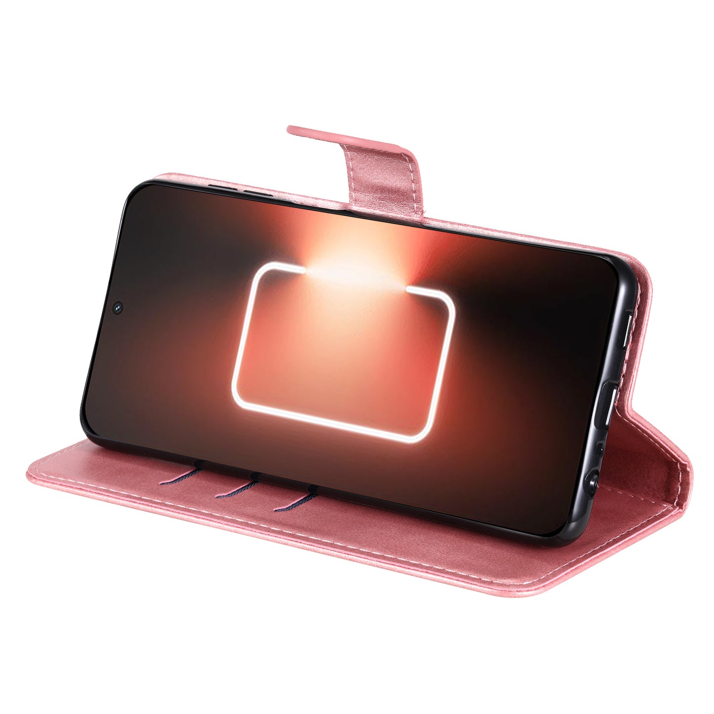 For Realme GT Neo 5 5G / GT3 5G PU Leather Phone Case Calf Texture Zipper Pocket Stand Shell Wallet Phone Cover