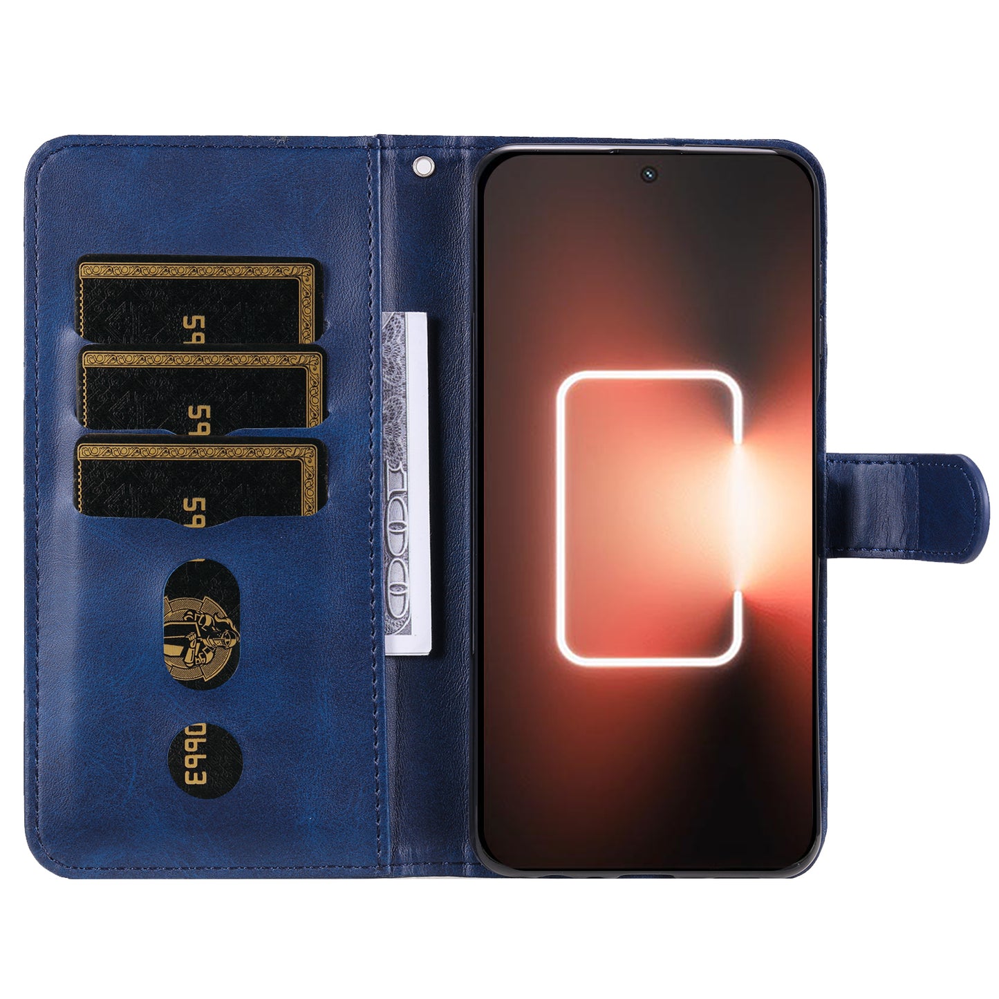 For Realme GT Neo 5 5G / GT3 5G PU Leather Phone Case Calf Texture Zipper Pocket Stand Shell Wallet Phone Cover