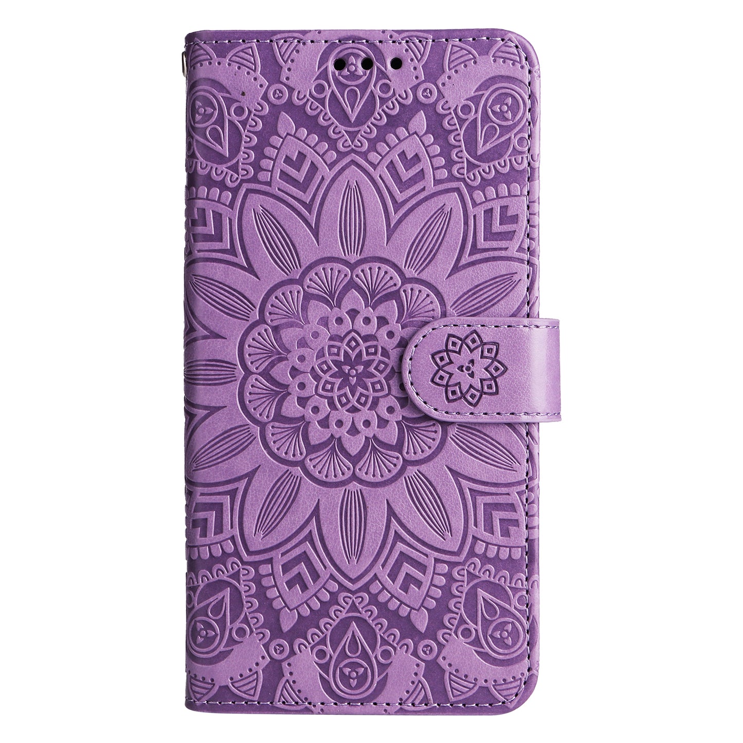 For Oppo Find X6 Pro PU Leather Wallet Protective Cover Sunflower Imprinted Phone Flip Stand Case