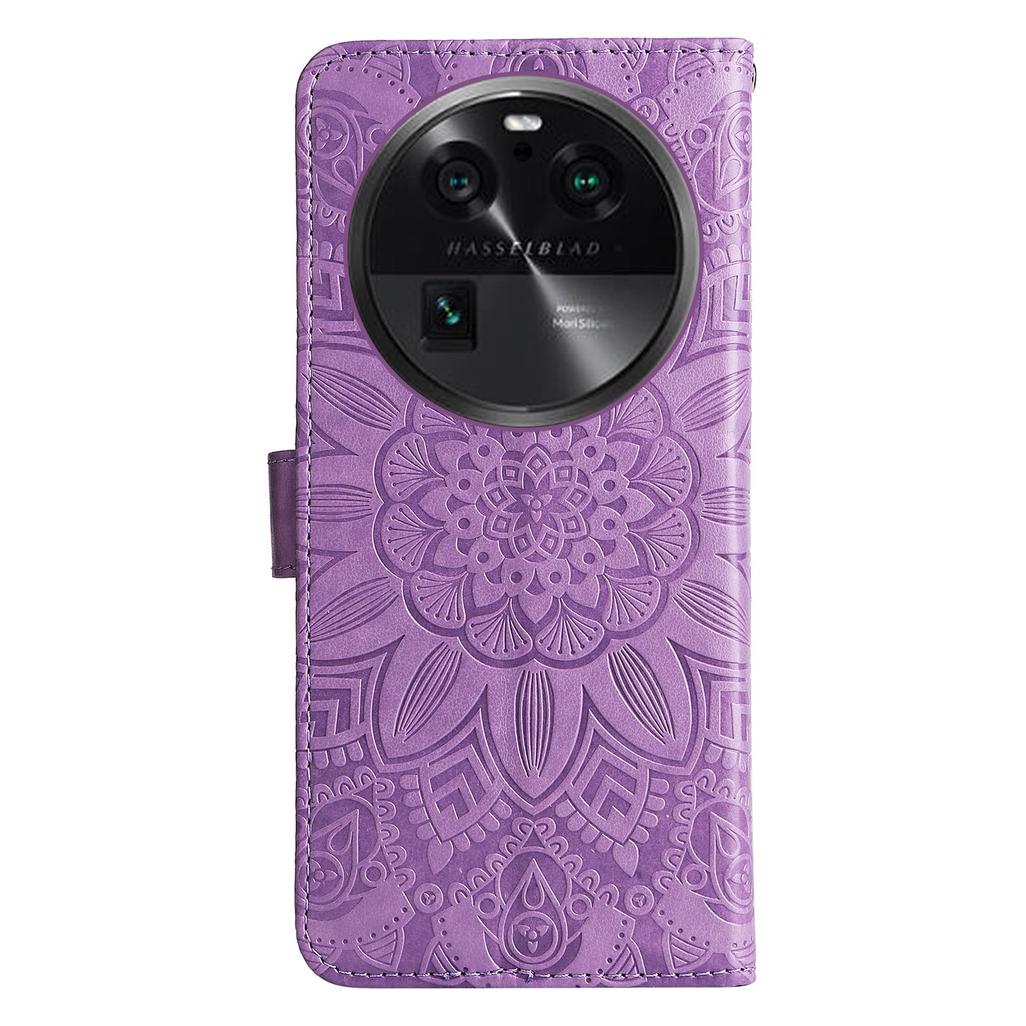 For Oppo Find X6 Pro PU Leather Wallet Protective Cover Sunflower Imprinted Phone Flip Stand Case