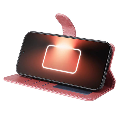 Cell Phone Cover for Realme GT Neo 5 5G / GT3 5G Calf Texture Leather Wallet Stand Case with Strap