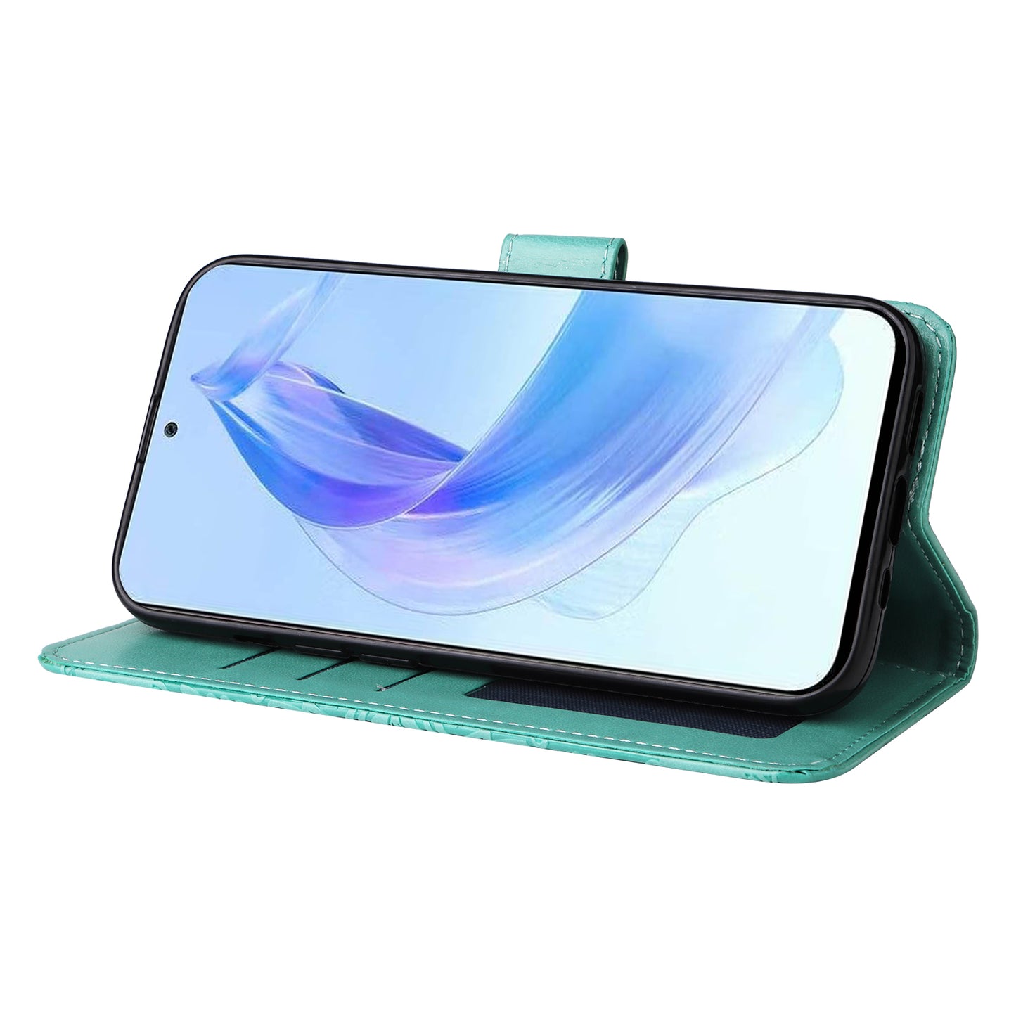 For Honor X50i 5G / 90 Lite 5G Anti-Scratch Wallet Case Sunflower Imprinted Phone Flip Stand PU Leather Cover