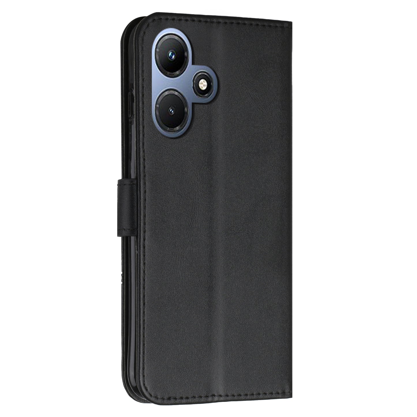 For Infinix Hot 30i Wallet Stand Phone Case Shockproof PU Leather Cell Phone Cover
