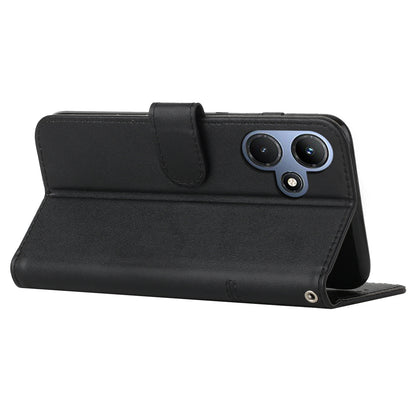 For Infinix Hot 30i Wallet Stand Phone Case Shockproof PU Leather Cell Phone Cover