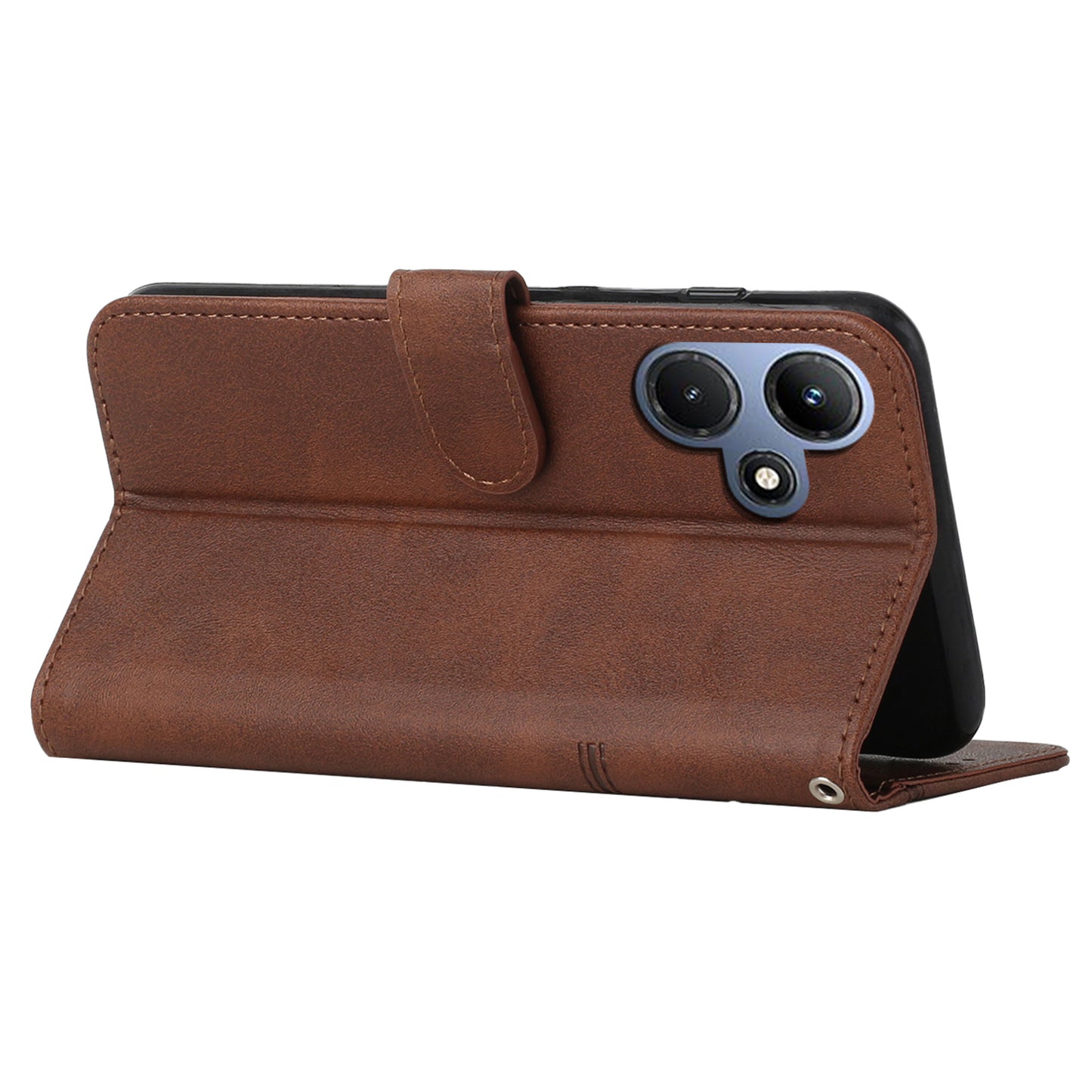 For Infinix Hot 30i Wallet Stand Phone Case Shockproof PU Leather Cell Phone Cover