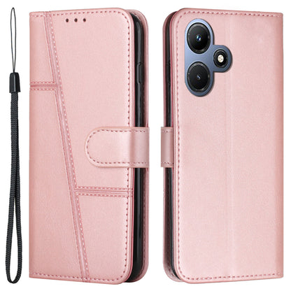 For Infinix Hot 30i Wallet Stand Phone Case Shockproof PU Leather Cell Phone Cover