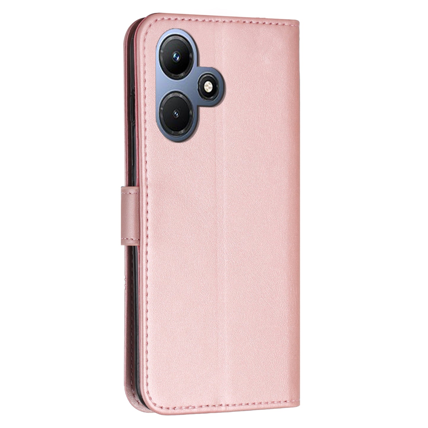 For Infinix Hot 30i Wallet Stand Phone Case Shockproof PU Leather Cell Phone Cover