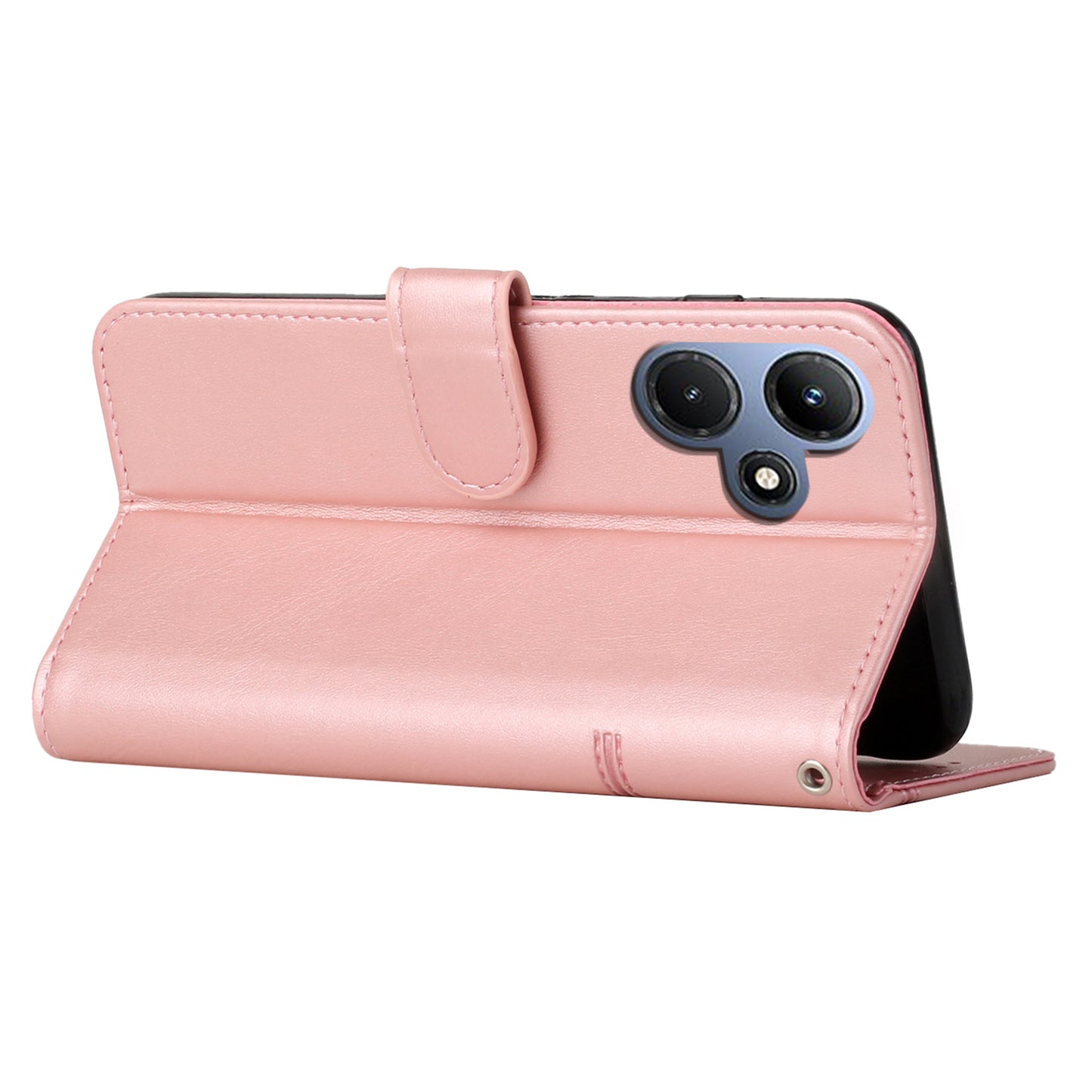 For Infinix Hot 30i Wallet Stand Phone Case Shockproof PU Leather Cell Phone Cover