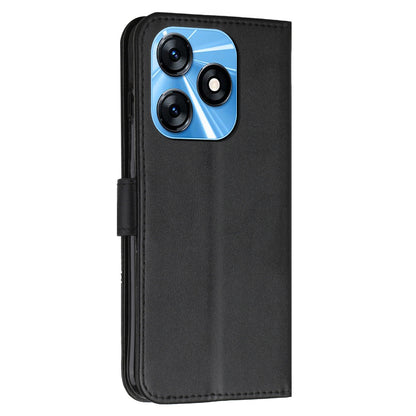 For Tecno Spark 10 4G Wallet Stand Folio Flip Phone Case PU Leather Cell Phone Cover