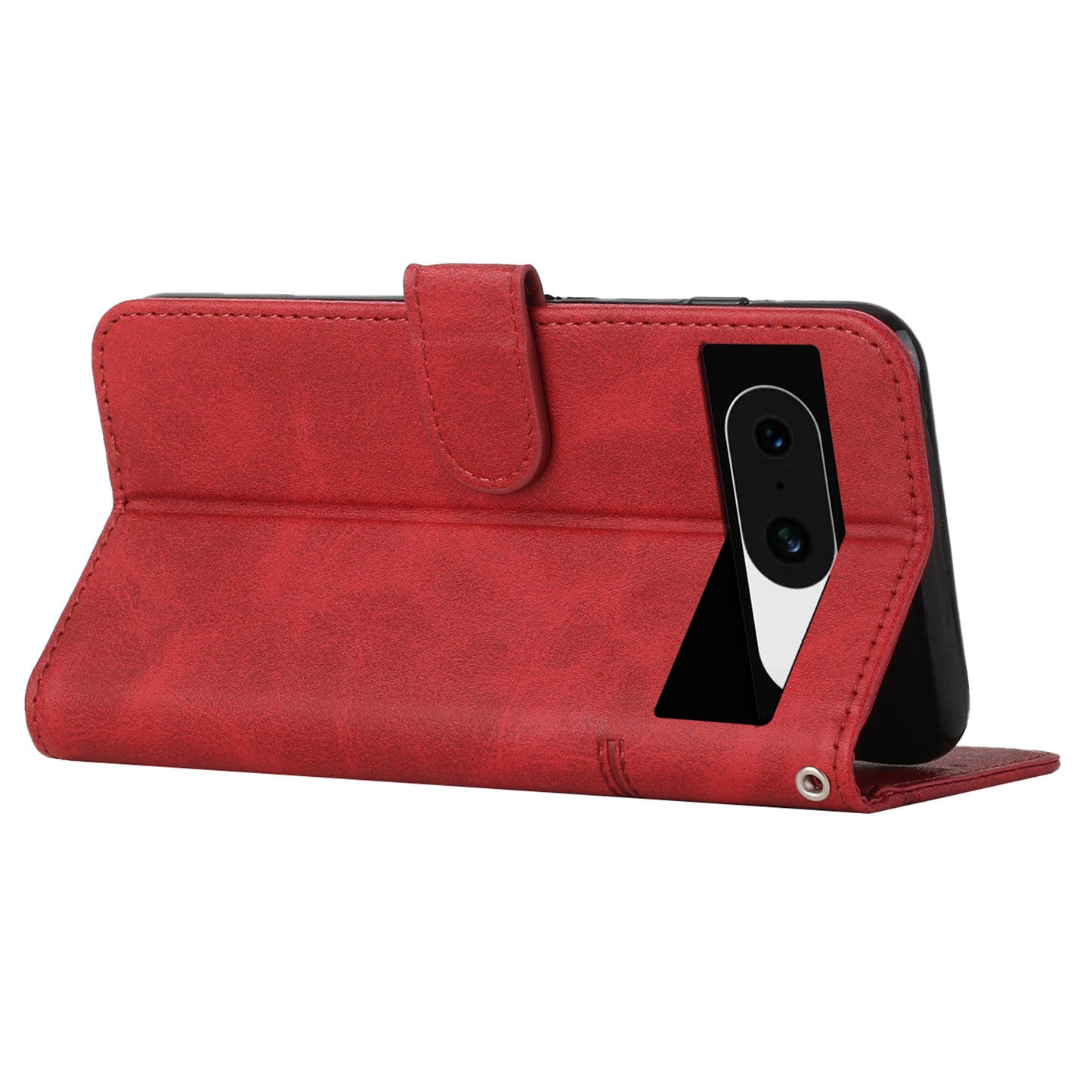 For Google Pixel 8 Wallet Stand Folio Flip Phone Case PU Leather Cell Phone Drop-proof Cover