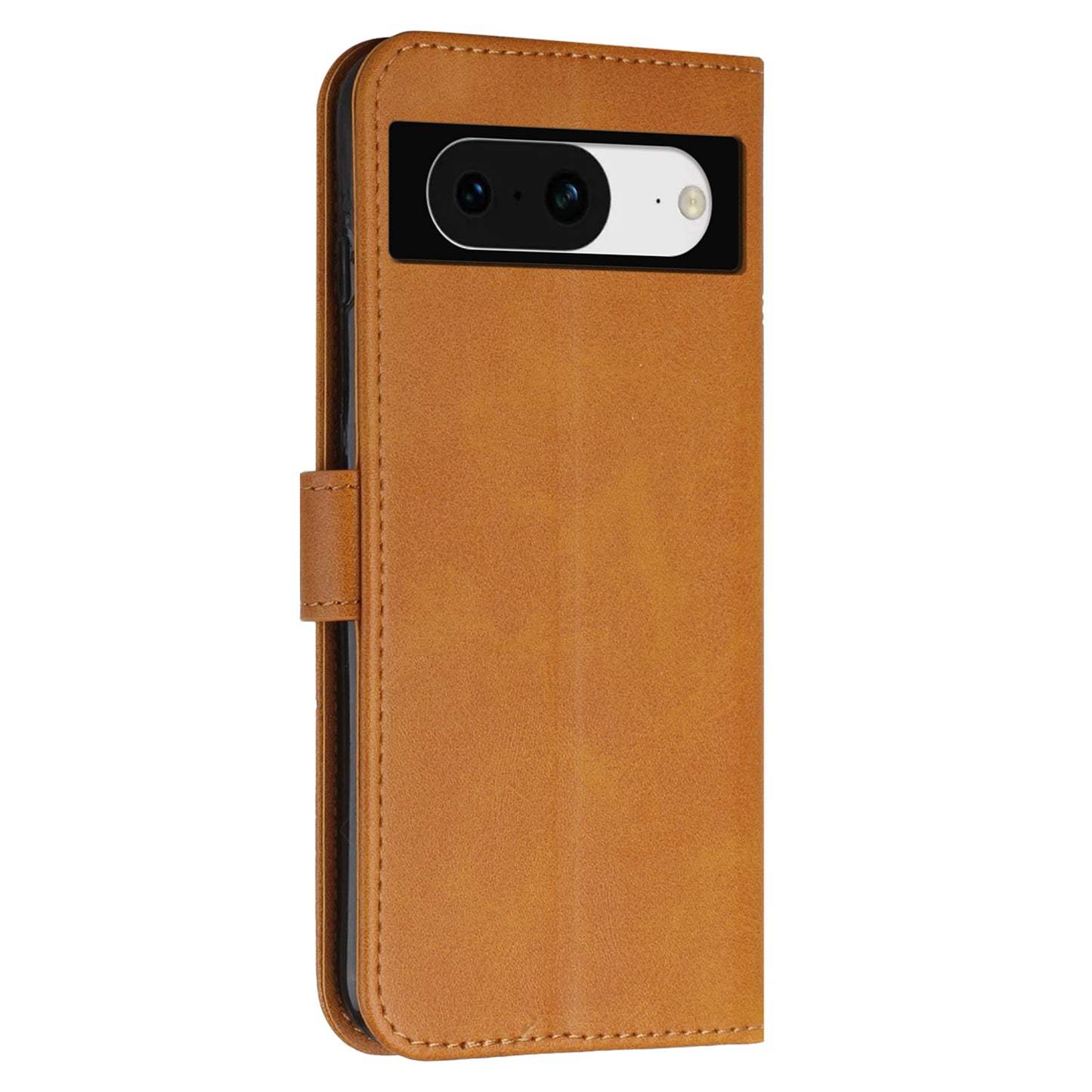 For Google Pixel 8 Wallet Stand Folio Flip Phone Case PU Leather Cell Phone Drop-proof Cover