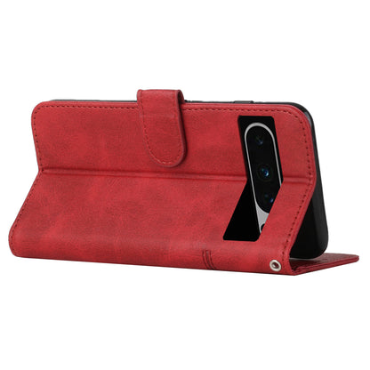 Phone Case for Google Pixel 8 Pro Wallet Stand Folio Flip PU Leather Cell Phone Drop-proof Cover