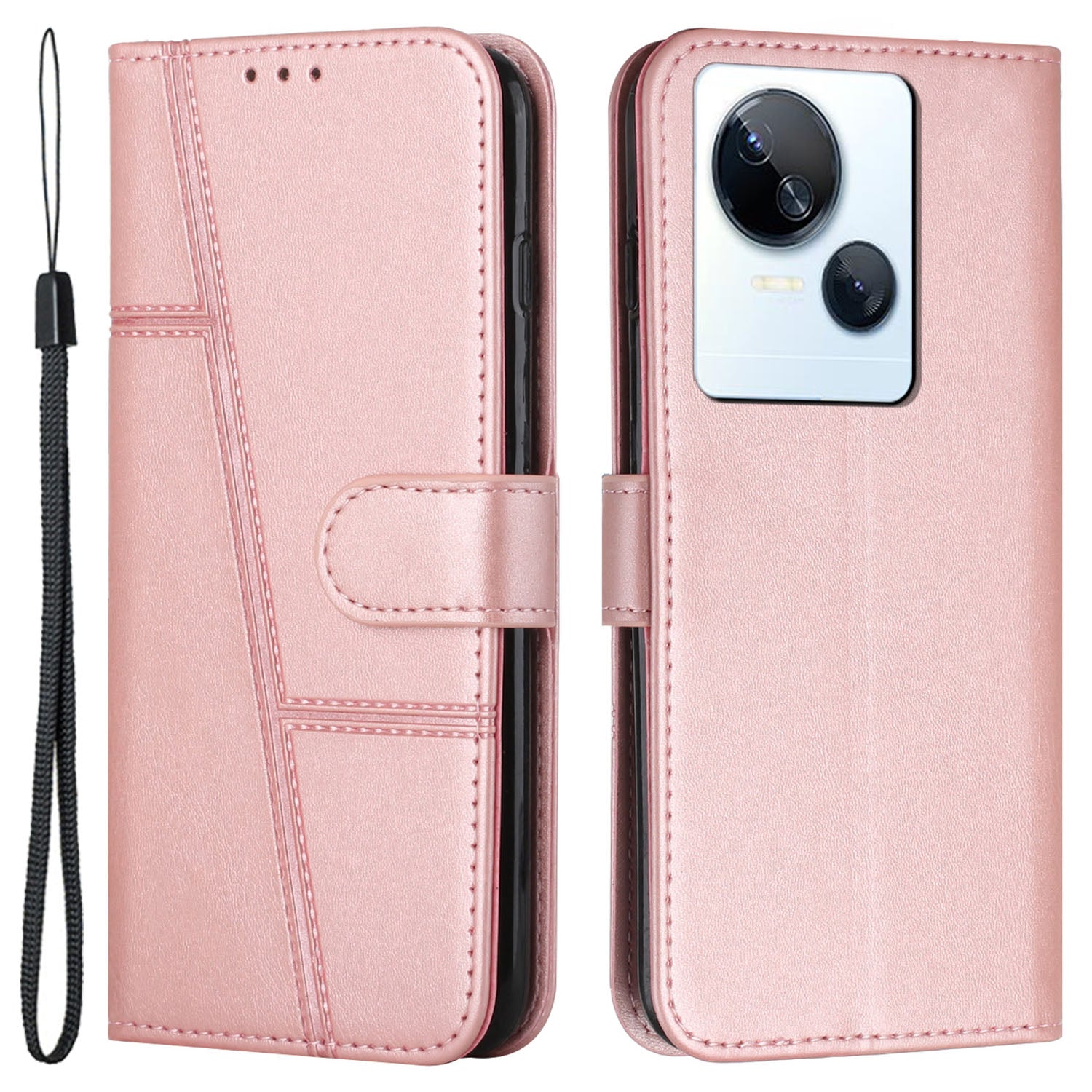 Phone Case for Tecno Spark 10 5G Drop-proof Wallet Stand Folio Flip PU Leather Cell Phone Cover